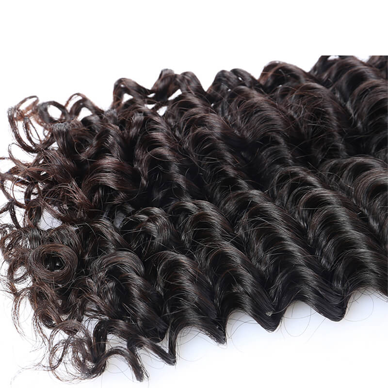 Msbeauty 8A Malaysian Deep Wave Virgin Remy Hair Weave Natural Color - MSBEAUTY HAIR