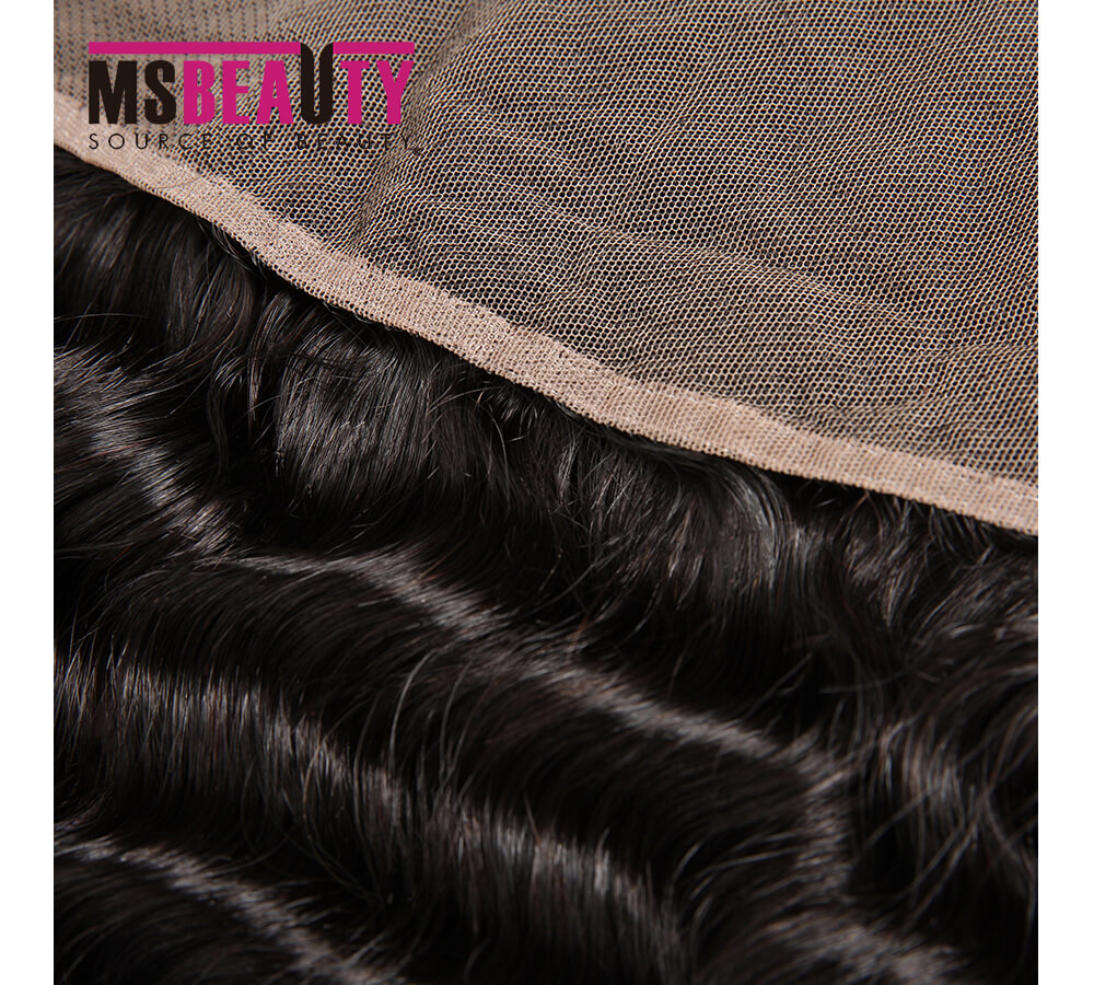 Msbeauty 10A Brazilian Unprocessed 13x4 Lace Frontal Closure Jerry Curl Hair - MSBEAUTY HAIR
