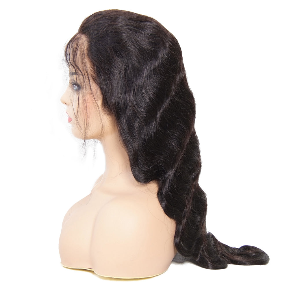 Msbeauty Full Density Lace Front Body Wave Free Hair Part Human Hair Wig - MSBEAUTY HAIR