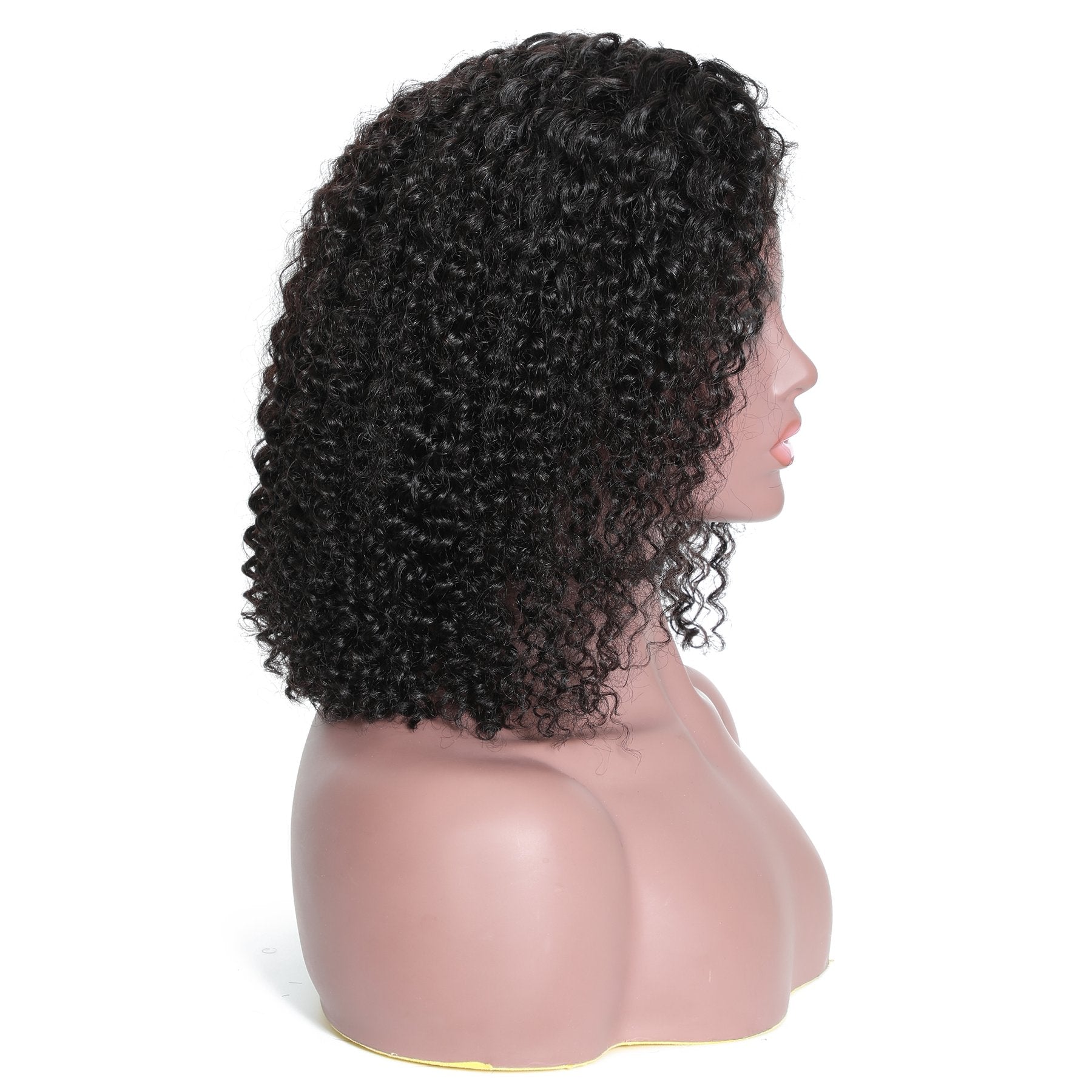 Msbeauty Short Curly Lace Front Human Hair Wig - MSBEAUTY HAIR