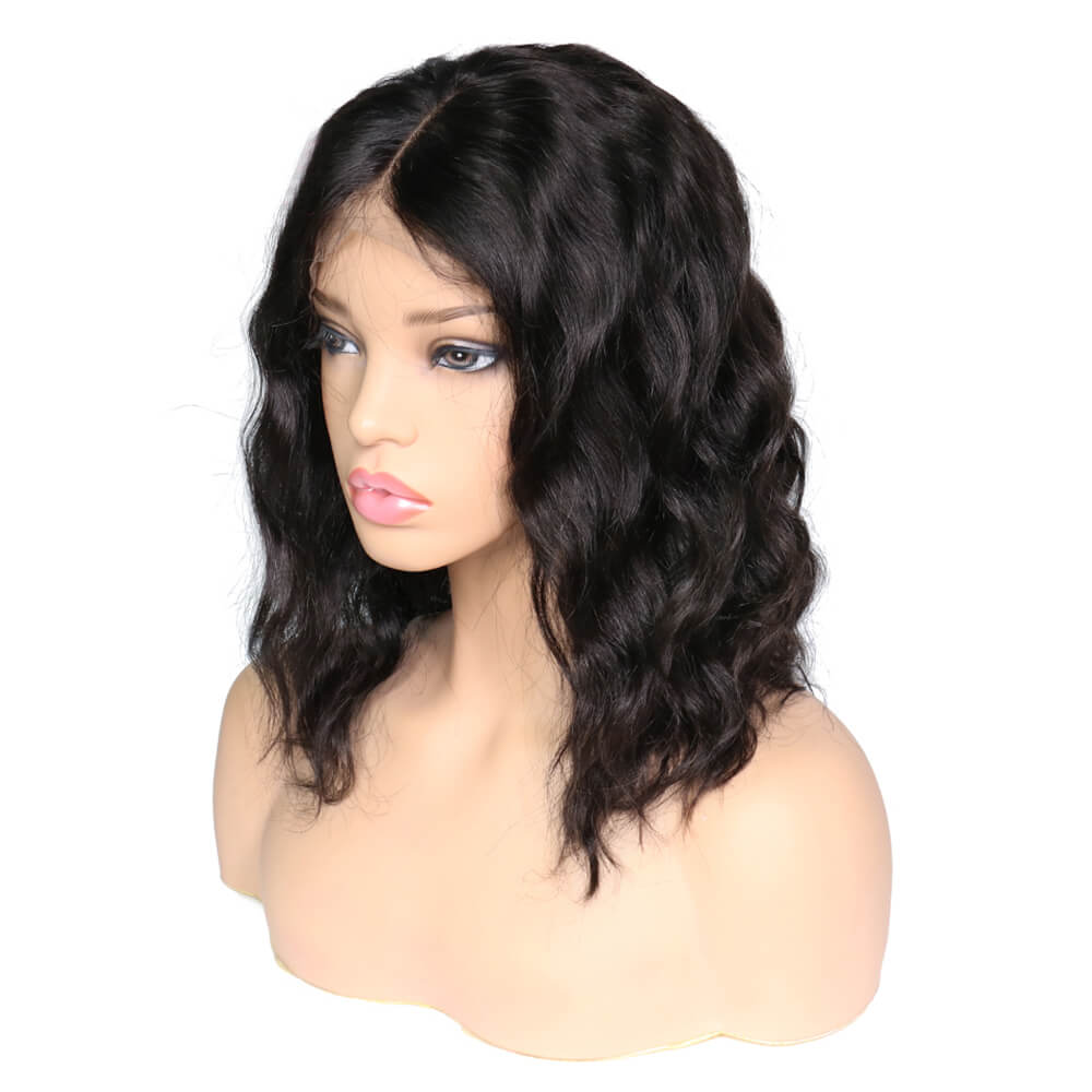 Msbeauty Wavy Short Bob Lace Front Wig For Woman - MSBEAUTY HAIR