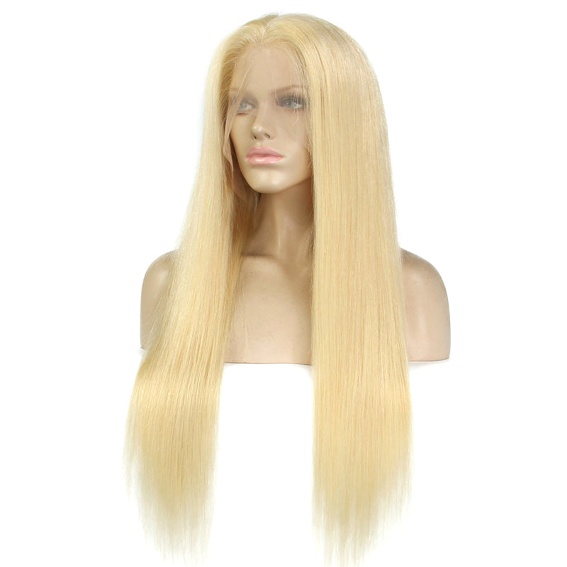 Msbeauty Pure Virgin Top 613 Blonde Lace Front 160% Density Straight Instagram Best Seller - MSBEAUTY HAIR