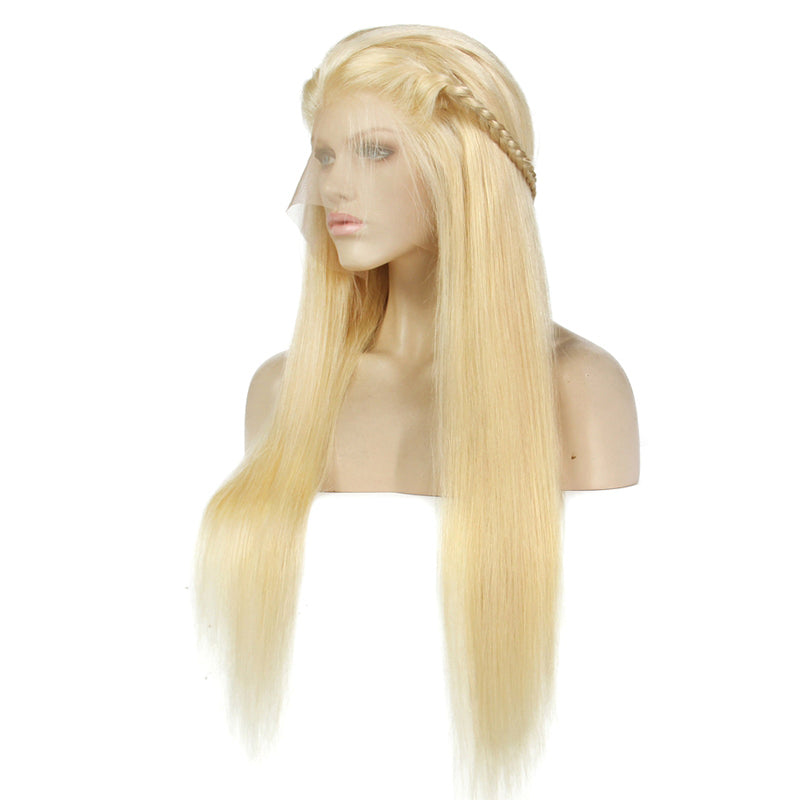 Msbeauty Pure Virgin Top 613 Blonde Lace Front 160% Density Straight Instagram Best Seller - MSBEAUTY HAIR