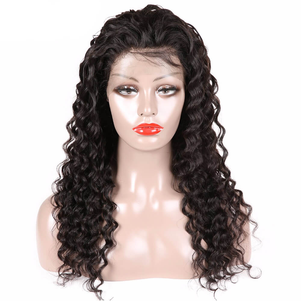 2019 Instagram Best Seller Full Lace Deep Wave Wig 100% Virgin Brazilian Hair - MSBEAUTY HAIR