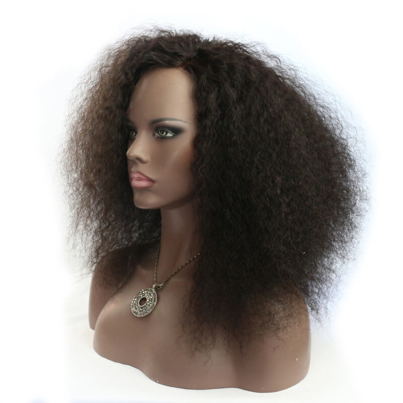 Msbeauty 2019 Trendy Malaysian Curl Lace Front Human Hair Wig - MSBEAUTY HAIR