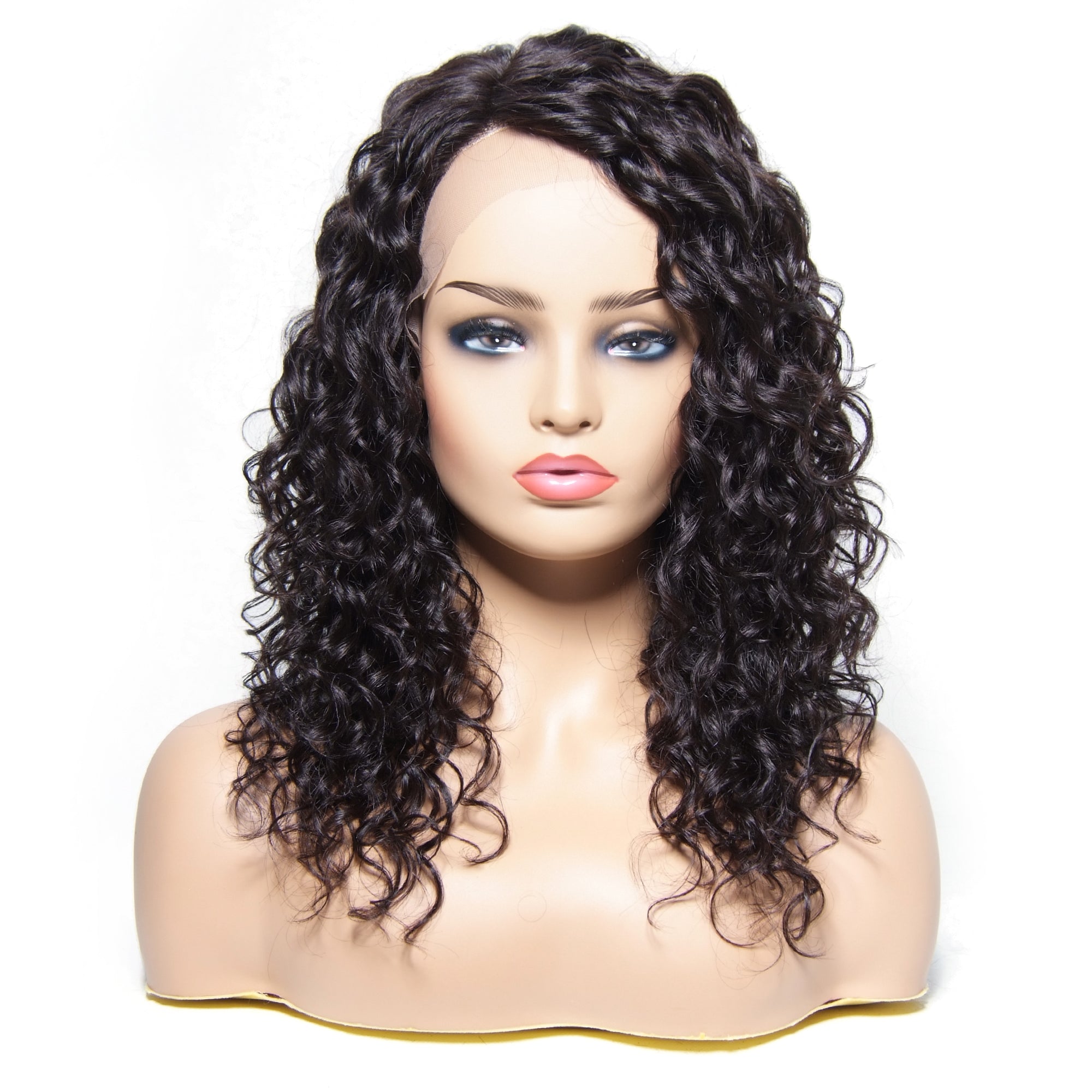 Water Wave Lace Front Human Hair Wig Free Part With Baby Hair For Woman - MSBEAUTY HAIR