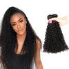 Msbeauty 8A Jerry Curl Human Hair Bundles Brazilian Virgin Remy Hair Weave - MSBEAUTY HAIR