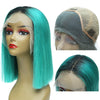 Msbeauty Turquoise Green Lace Front Bob Wig 2019 Summer Best Seller Hair - MSBEAUTY HAIR
