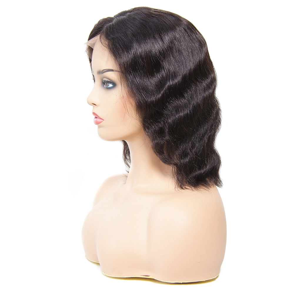 Best Quality 180% Density Bob Wavy Lace Front Wigs - MSBEAUTY HAIR