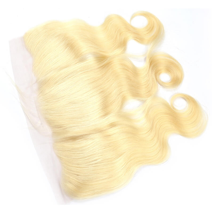Msbeauty 10A Body Wave Blonde Virgin Hair Bundles 3 Pcs Sales With 13x4 Lace Frontal Closure - MSBEAUTY HAIR