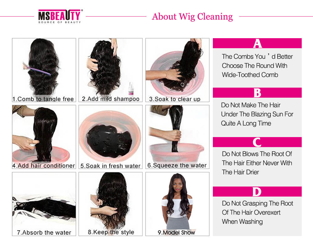 Msbeauty Loose Wave Full Lace Human Hair Long Wavy Trendy 2019 Fashion Wig - MSBEAUTY HAIR