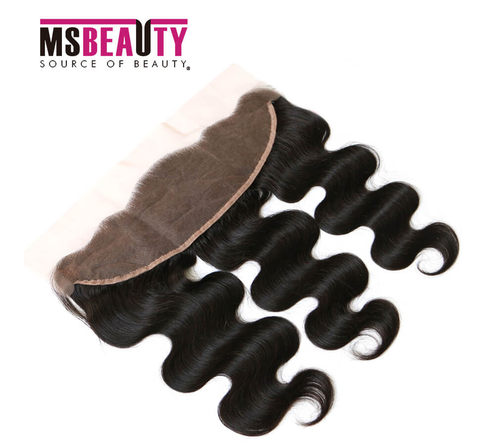 Msbeauty Ear to Ear 13x4 100% Unprocessed Remy Hair Body Wave Lace Closure Frontal - MSBEAUTY HAIR